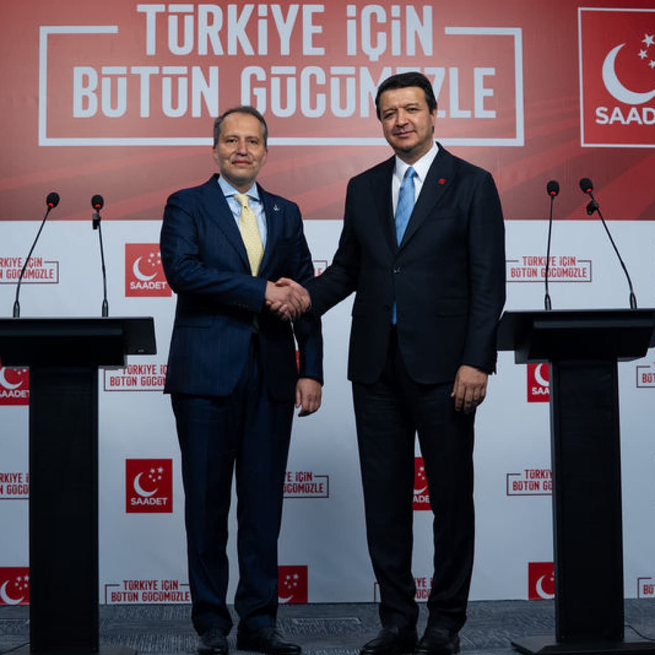 Erbakan ve Arıkan'ın İttifak Görüşmesi