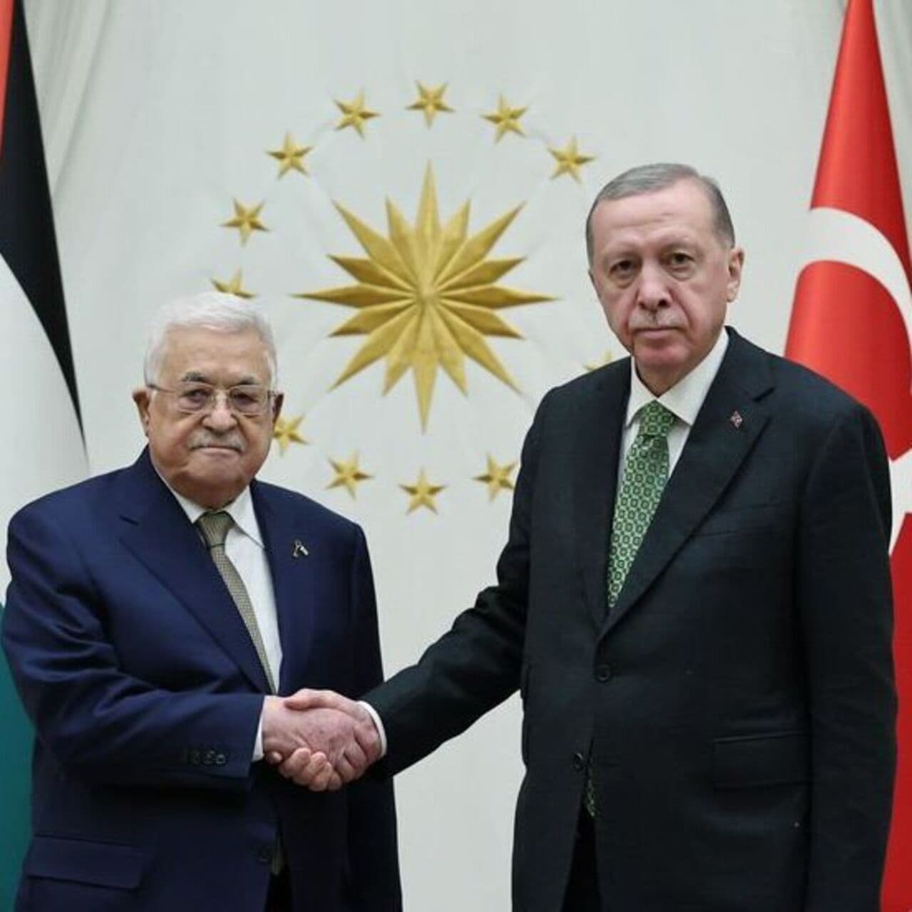 Erdoğan, Abbas'ı Ankara'da Resmi Törenle Karşıladı
