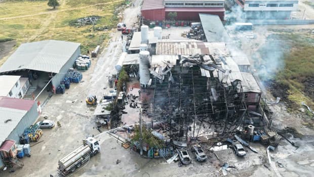 Dolum tesisinde kahreden patlama: 2 ölü 2 yaralı