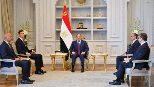 Trump'ın damadı Kushner, Mısır Cumhurbaşkanı es-Sisi ile görüştü