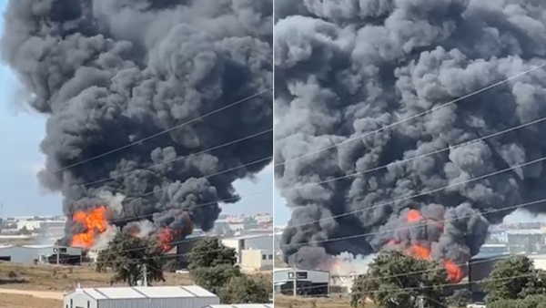 Gebze'de Depo Yangını: Dumanlar Gökyüzünü Kapladı