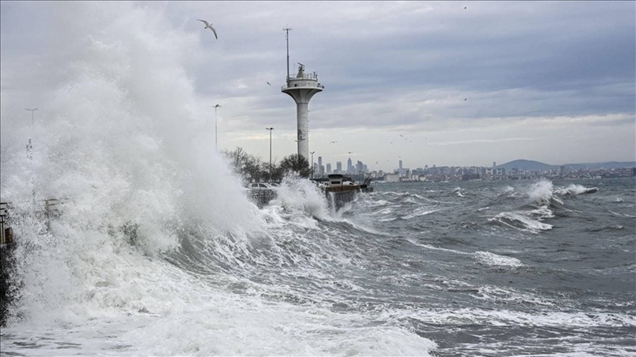 Meteoroloji'den Marmara için 'fırtına' uyarısı